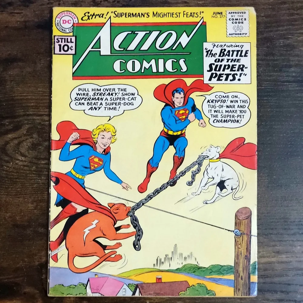 Action Comics #277 | DC Comics | 1961 Vintage Silver Age | Fine- 5.5 Condition - Picture 3 of 4